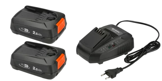 Akumulatora komplekts P4A 2 x PBA 18V/45 + AL 1830 CV